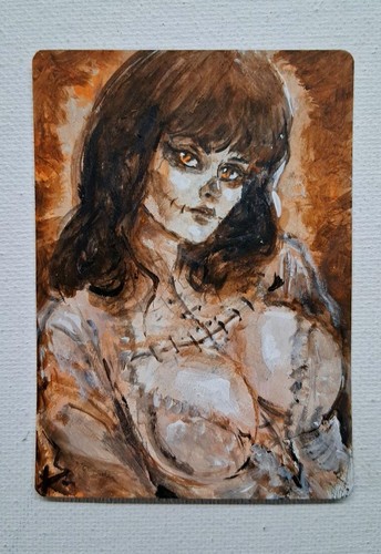 Altered mtg hand painted - altered,