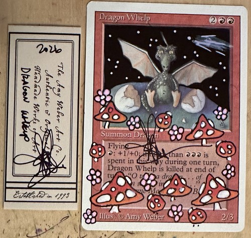 Mtg dragon whelp revised alter - mtg,